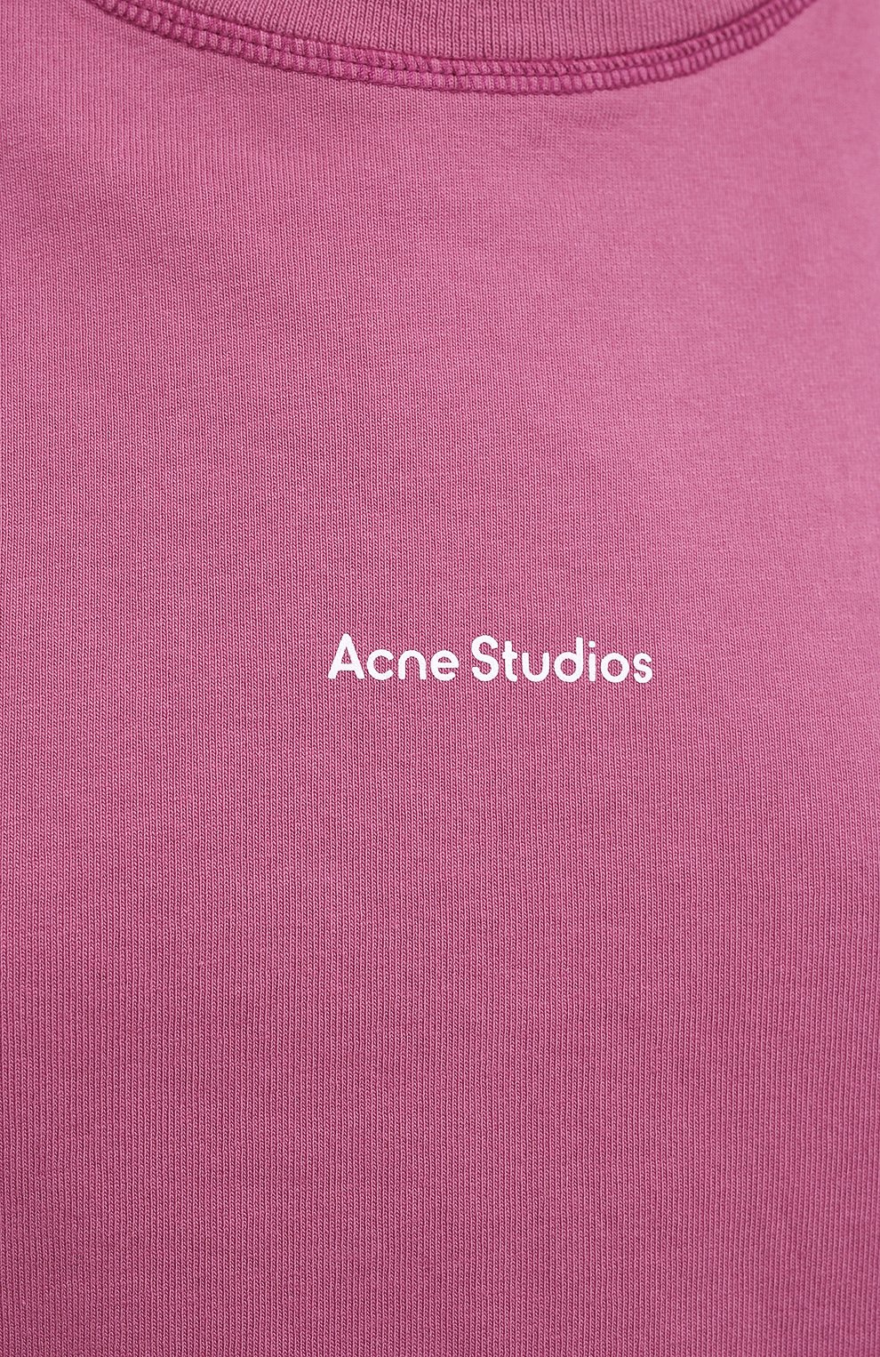 Хлопковая футболка ACNE STUDIOS, арт. AL0149, фото 5