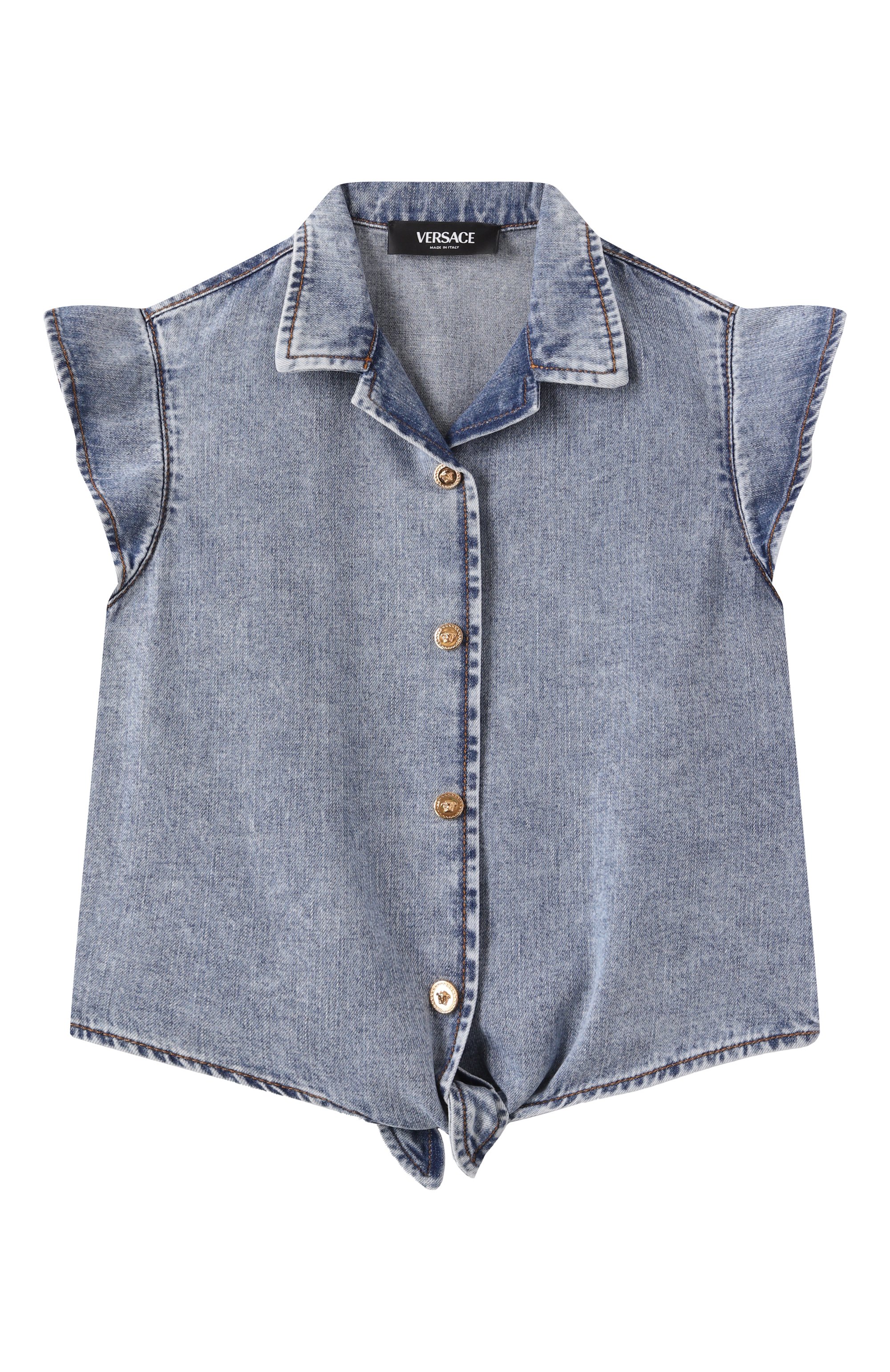 Джинсовая рубашка VERSACE, арт. 1018225/1A13128, фото 1