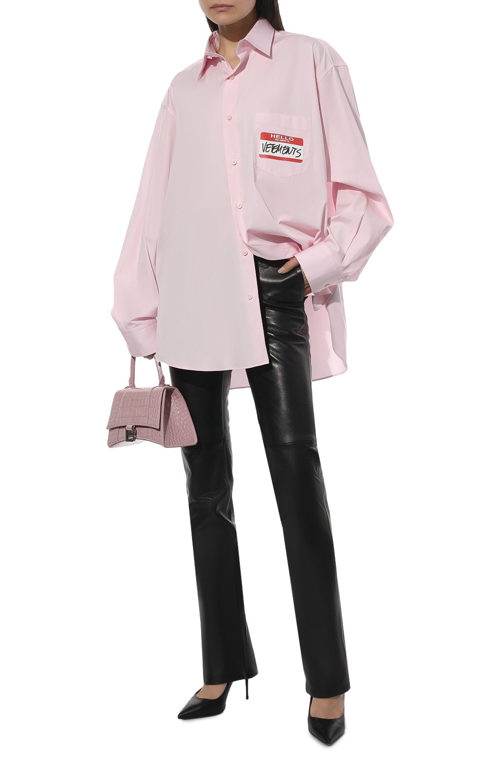 Хлопковая рубашка VETEMENTS, арт. UE52SH140P 1003/W, фото 2