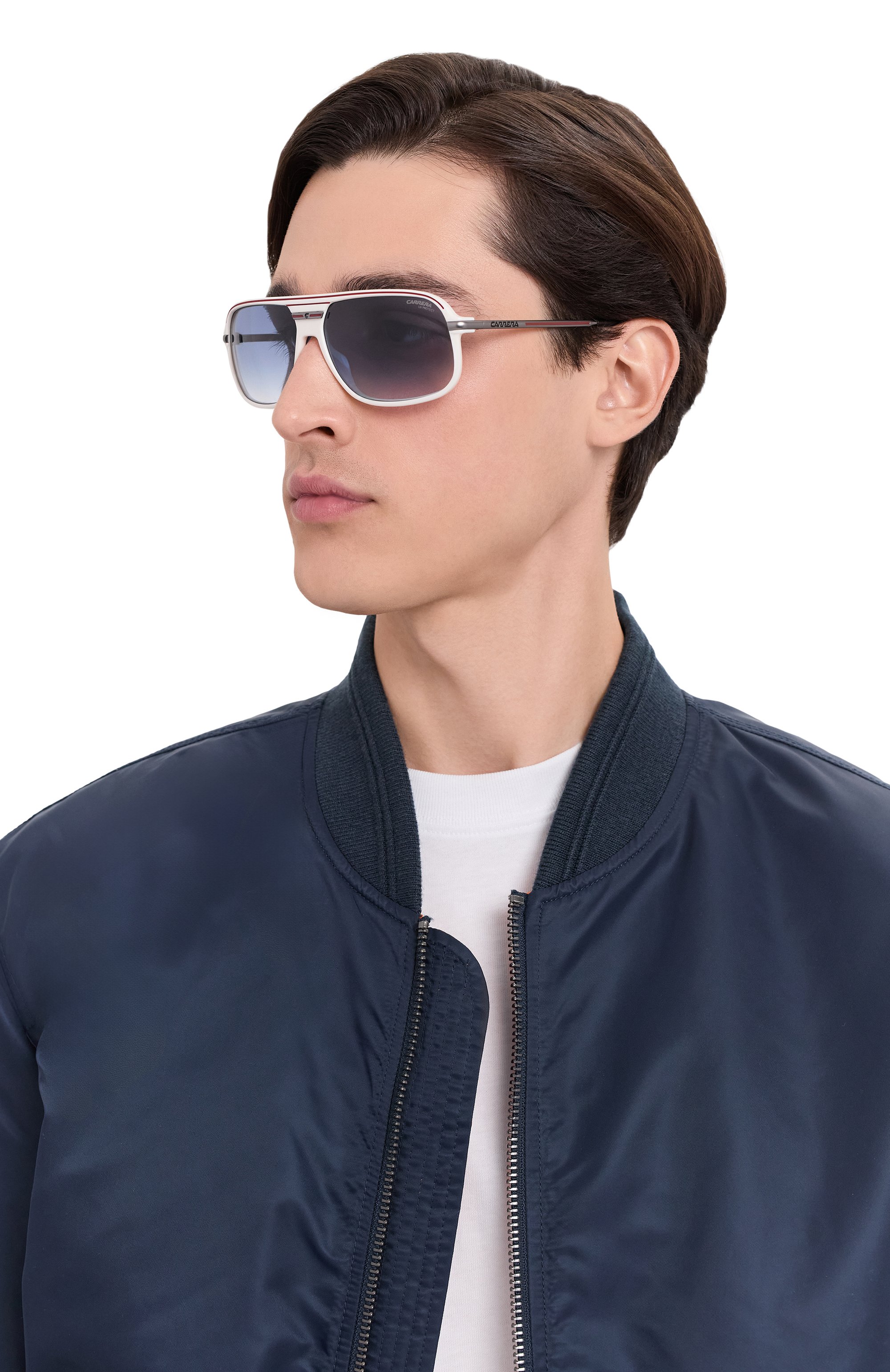 Солнцезащитные очки CARRERA голубого цвета по цене 20800 руб., арт. C SP0RT 10 SZJ, фото 2 Солнцезащитные очки CARRERA, арт. C SP0RT 10 SZJ, фото 2