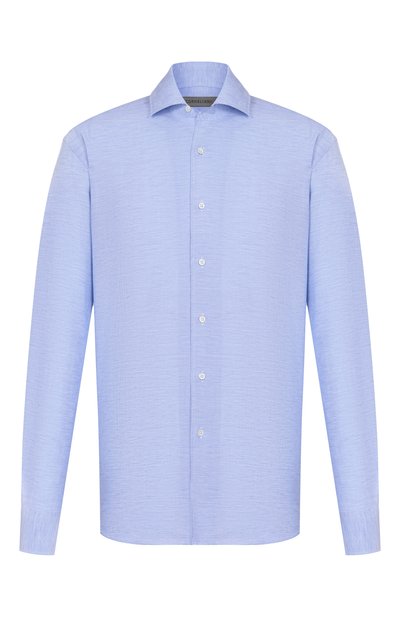 Мужская рубашка изо льна и хлопка CORNELIANI, арт. 27P156/2711615