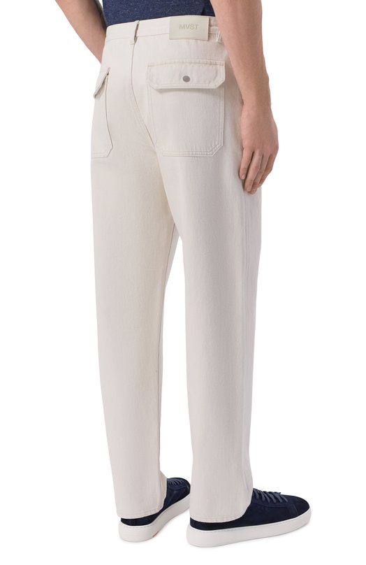 Джинсы MVST M26.2PM.T013-F117/F117 IV0RY RAW DENIM Кремовый  M26.2PM.T013-F117/F117 IV0RY RAW DENIM Фото 4