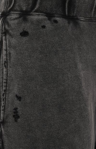 Хлопковые брюки KAZUYUKI KUMAGAI темно-серого цвета по цене 71850 руб., арт. VP41-324, фото 5 Хлопковые брюки KAZUYUKI KUMAGAI, арт. VP41-324, фото 5