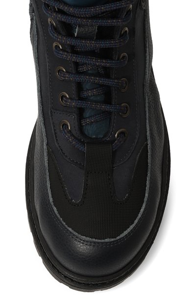 Кожаные ботинки DIRK BIKKEMBERGS темно-синего цвета по цене 30000 руб., арт. K4B5-21506-1647800/35-40, фото 4 Кожаные ботинки DIRK BIKKEMBERGS, арт. K4B5-21506-1647800/35-40, фото 4