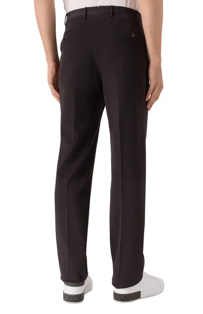 Хлопковые брюки CORNELIANI черного цвета по цене 45250 руб., арт. 264B01-2618503, фото 4 Хлопковые брюки CORNELIANI, арт. 264B01-2618503, фото 4