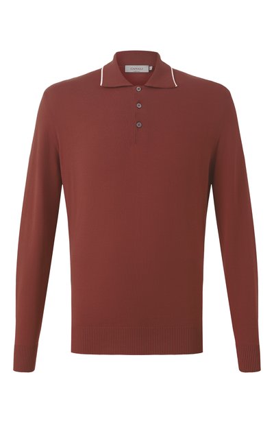 Мужская хлопковое поло CANALI, арт. C1054/MK02261
