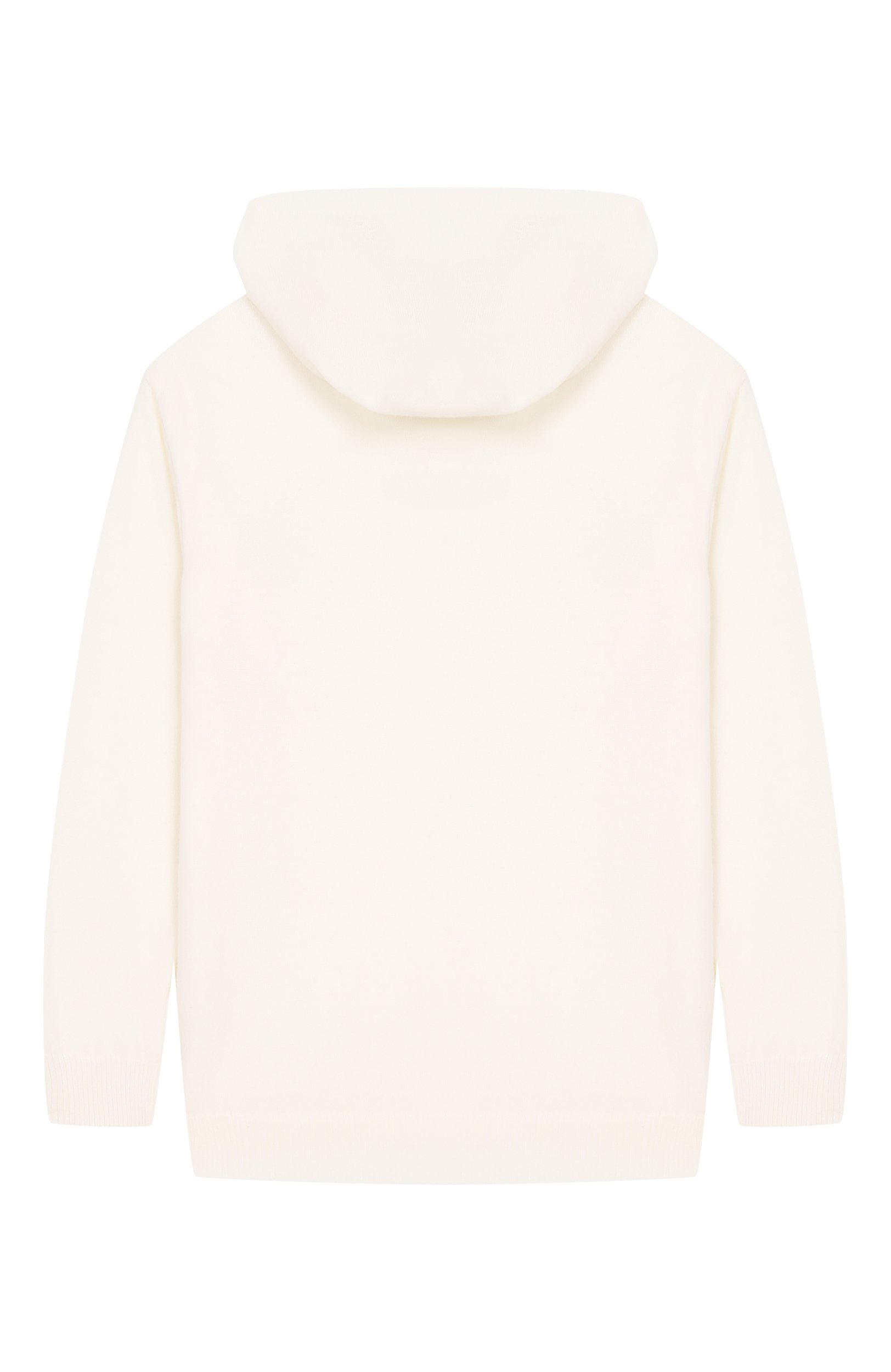 Шерстяное худи BALMAIN молочного цвета по цене 49550 руб., арт. BZ9H00, фото 2 Шерстяное худи BALMAIN, арт. BZ9H00, фото 2