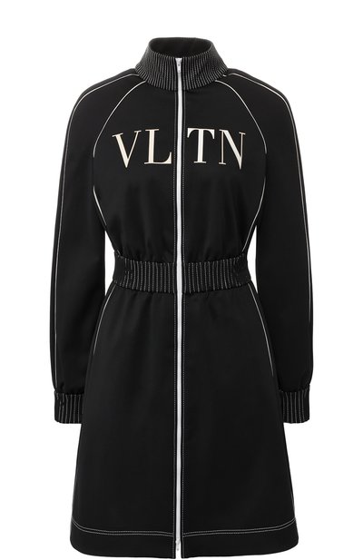 Женское приталенное платье на молнии с логотипом бренда VALENTINO, арт. QB3VAGV63Q3