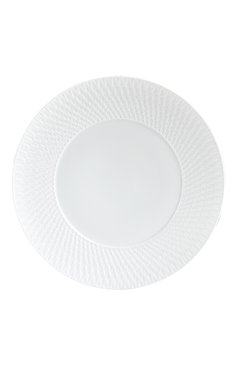 Обеденная тарелка twist blanc BERNARDAUD белого цвета, арт. 1836/21259 | Фото 1 (Региональные ограничения белый список (Axapta Mercury): Не проставлено; Нос: Не проставлено; Ограничения доставки: fragile-2)