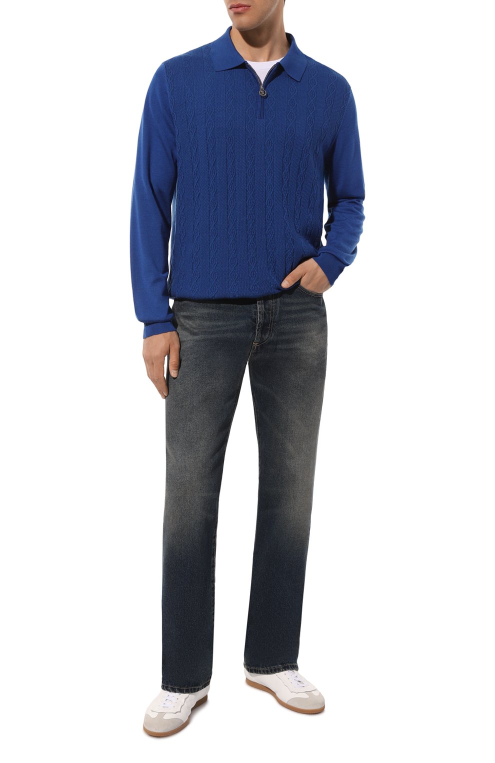 Поло из шерсти и шелка STEFANO RICCI, арт. KE08000P30/E23370, фото 2