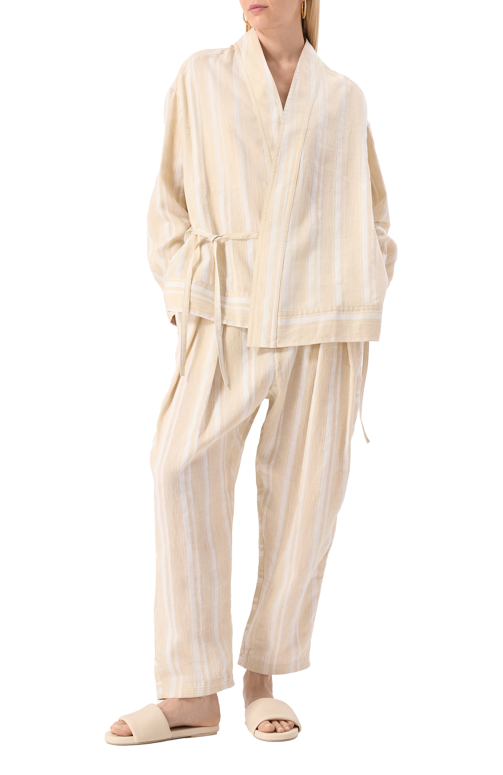 Кимоно изо льна и вискозы MORDECAI, арт. 25E96MXR24M, фото 2