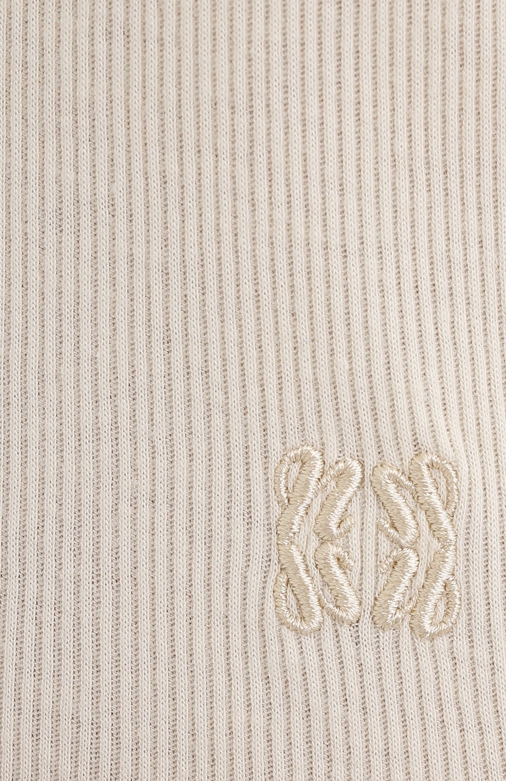 Хлопковая водолазка NANUSHKA кремового цвета по цене 39950 руб., арт. HARRI_CREME_RIB JERSEY, фото 5 Хлопковая водолазка NANUSHKA, арт. HARRI_CREME_RIB JERSEY, фото 5