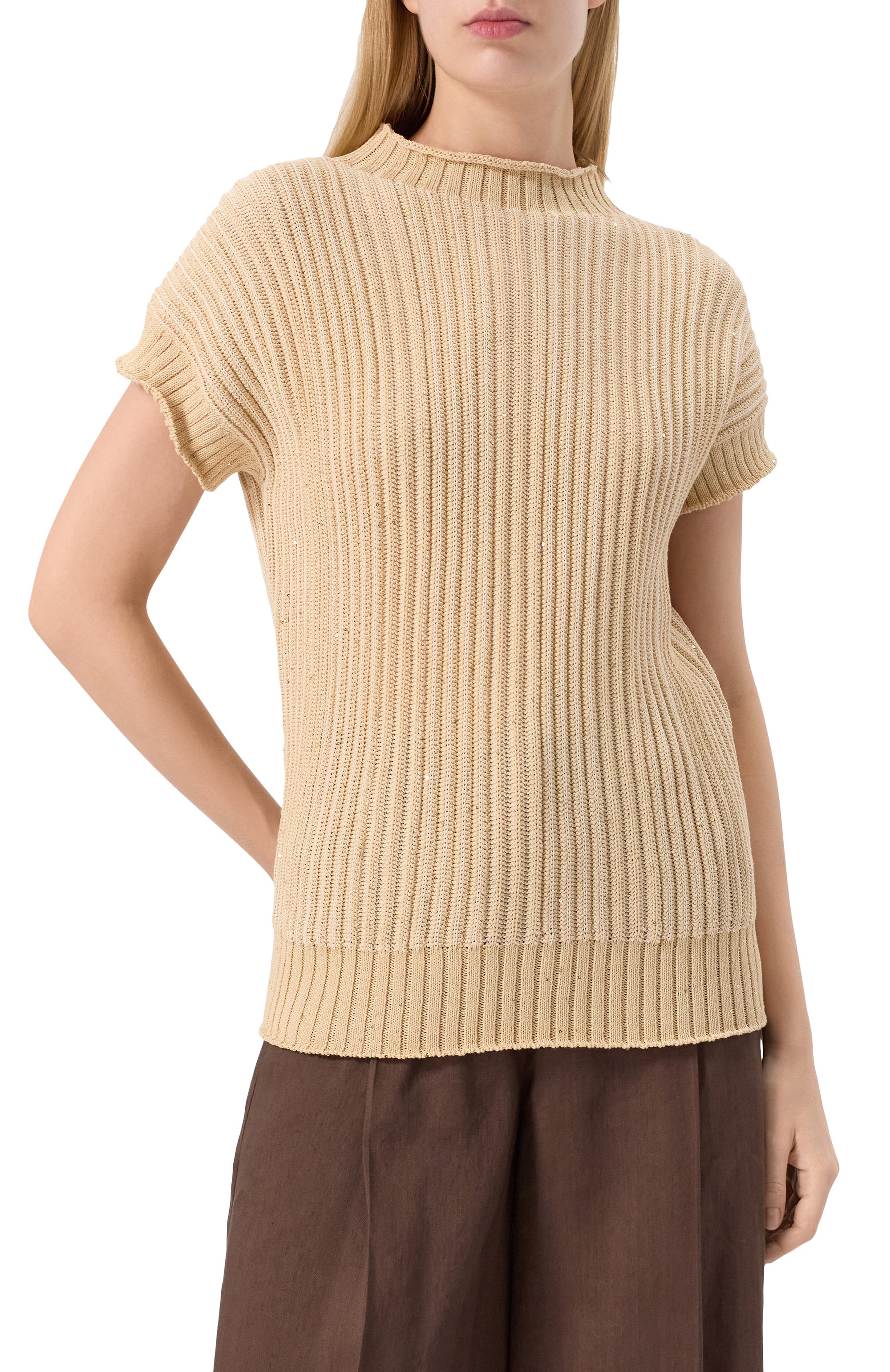 Хлопковый свитер LORENA ANTONIAZZI, арт. P25126TM22A/3049, фото 3