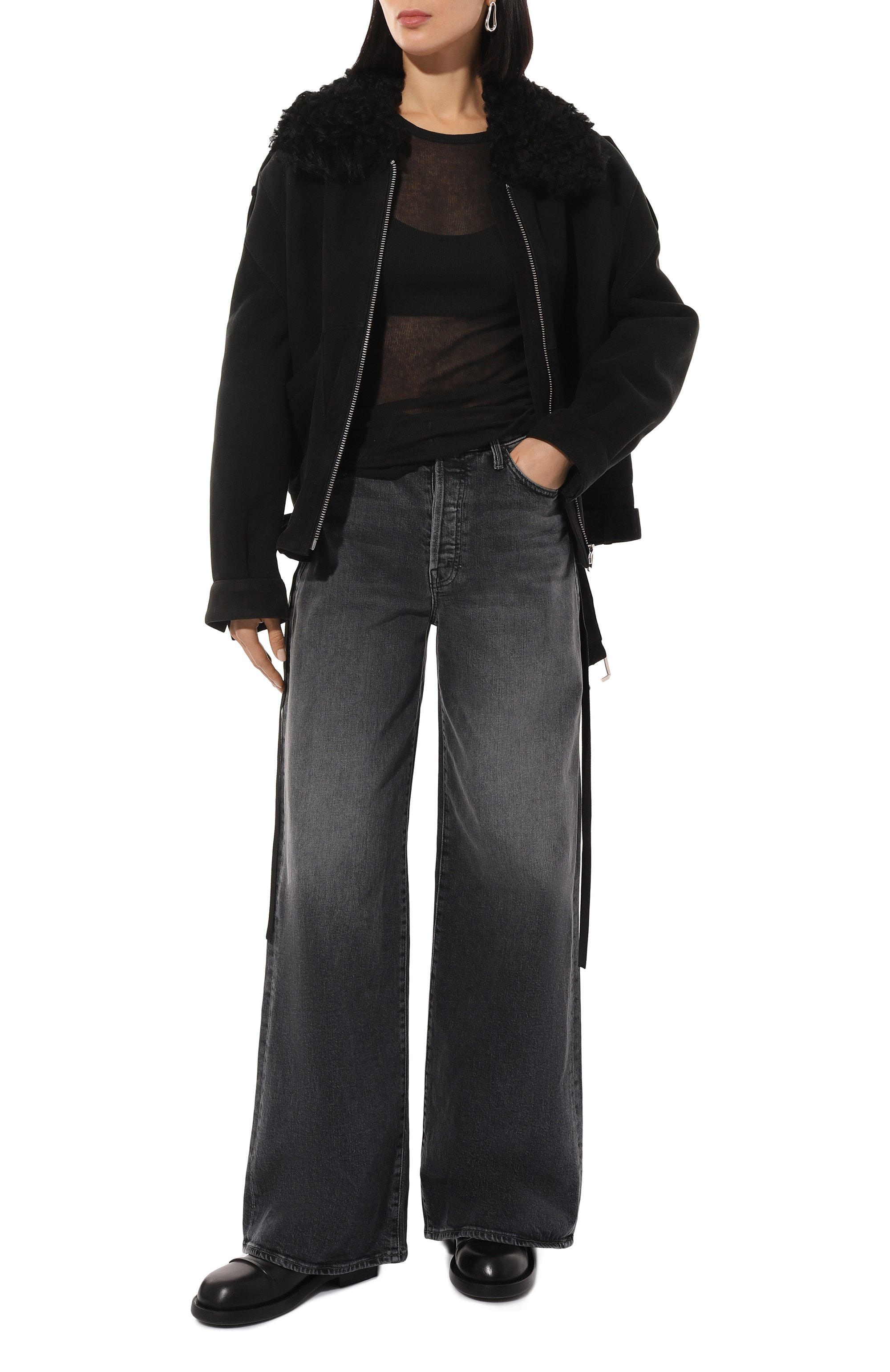 Хлопковый лонгслив ANN DEMEULEMEESTER черного цвета по цене 33950 руб., арт. 2402-W-JTS10-FA434-099, фото 2 Хлопковый лонгслив ANN DEMEULEMEESTER, арт. 2402-W-JTS10-FA434-099, фото 2