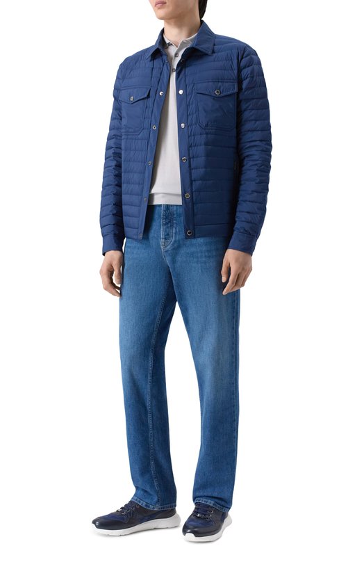 Кроссовки Marte с отделкой из аллигатора Artioli 0S996/L10/SU59/C0CC03 Синий  0S996/L10/SU59/C0CC03 Фото 2