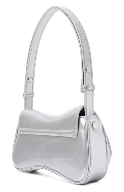 Сумка play DIESEL серебряного цвета по цене 33400 руб., арт. X10202/P8950, фото 4 Сумка play DIESEL, арт. X10202/P8950, фото 4