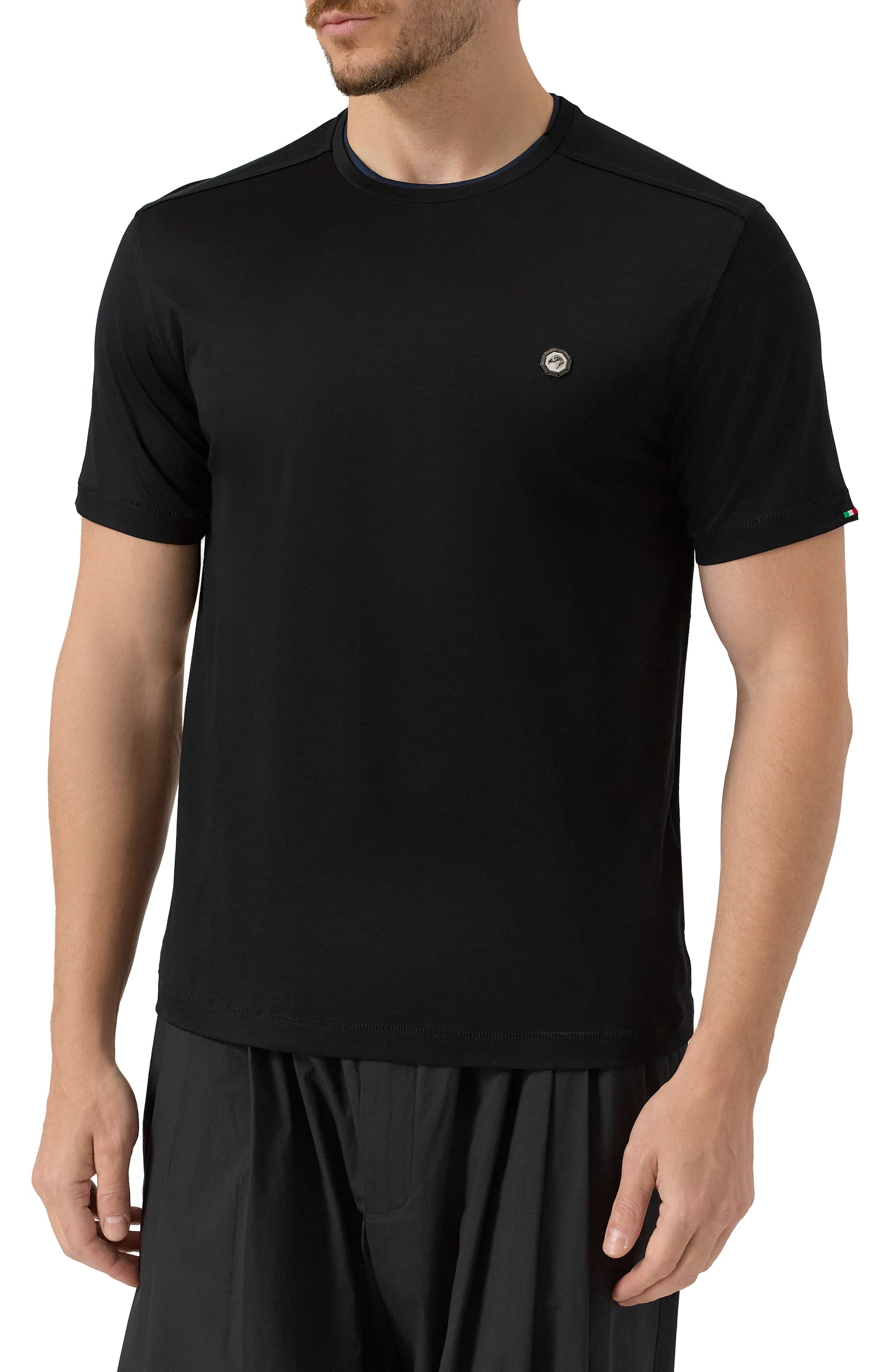 Хлопковая футболка STEFANO RICCI, арт. MNH5304510/TE0001, фото 3