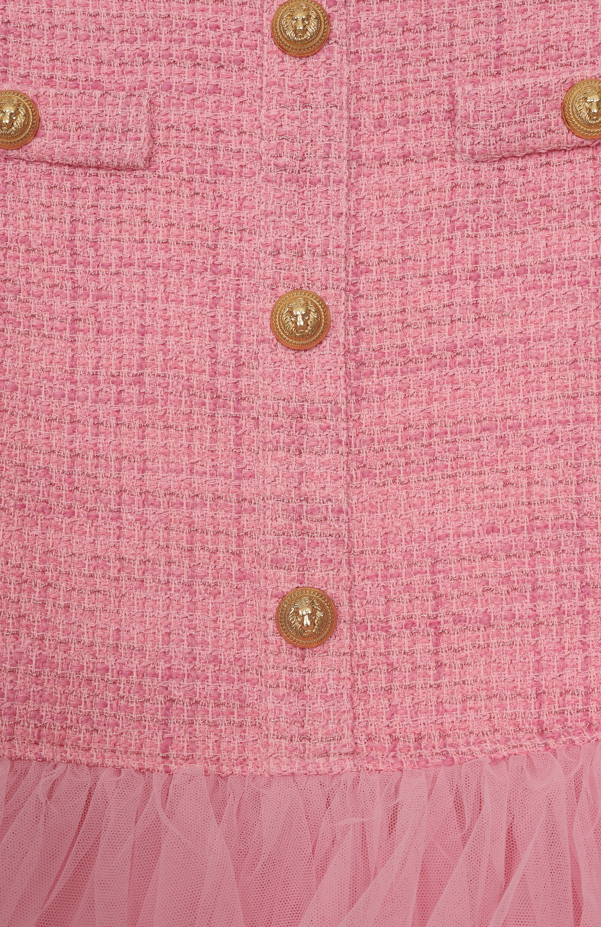 Твидовая юбка BALMAIN, арт. BW7A61, фото 3