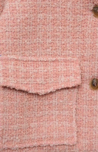 Твидовый жакет MC2 SAINT BARTH светло-розового цвета по цене 25200 руб., арт. STBK B0NNIBELL JR/00264G, фото 3 Твидовый жакет MC2 SAINT BARTH, арт. STBK B0NNIBELL JR/00264G, фото 3