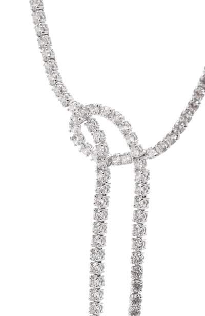 Колье matrix SWAROVSKI серебряного цвета по цене 66200 руб., арт. 5692416, фото 3 Колье matrix SWAROVSKI, арт. 5692416, фото 3