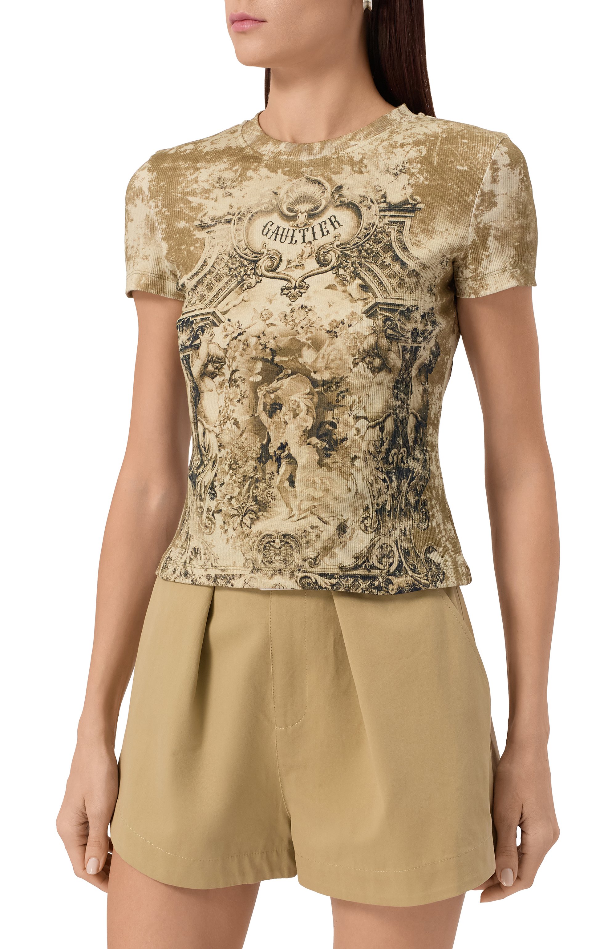 Хлопковая футболка JEAN PAUL GAULTIER, арт. 25/03-W-T0301/J013P, фото 3