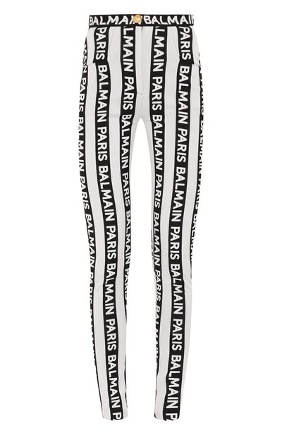Женские хлопк овые брюки BALMAIN, арт. RF15222/C051