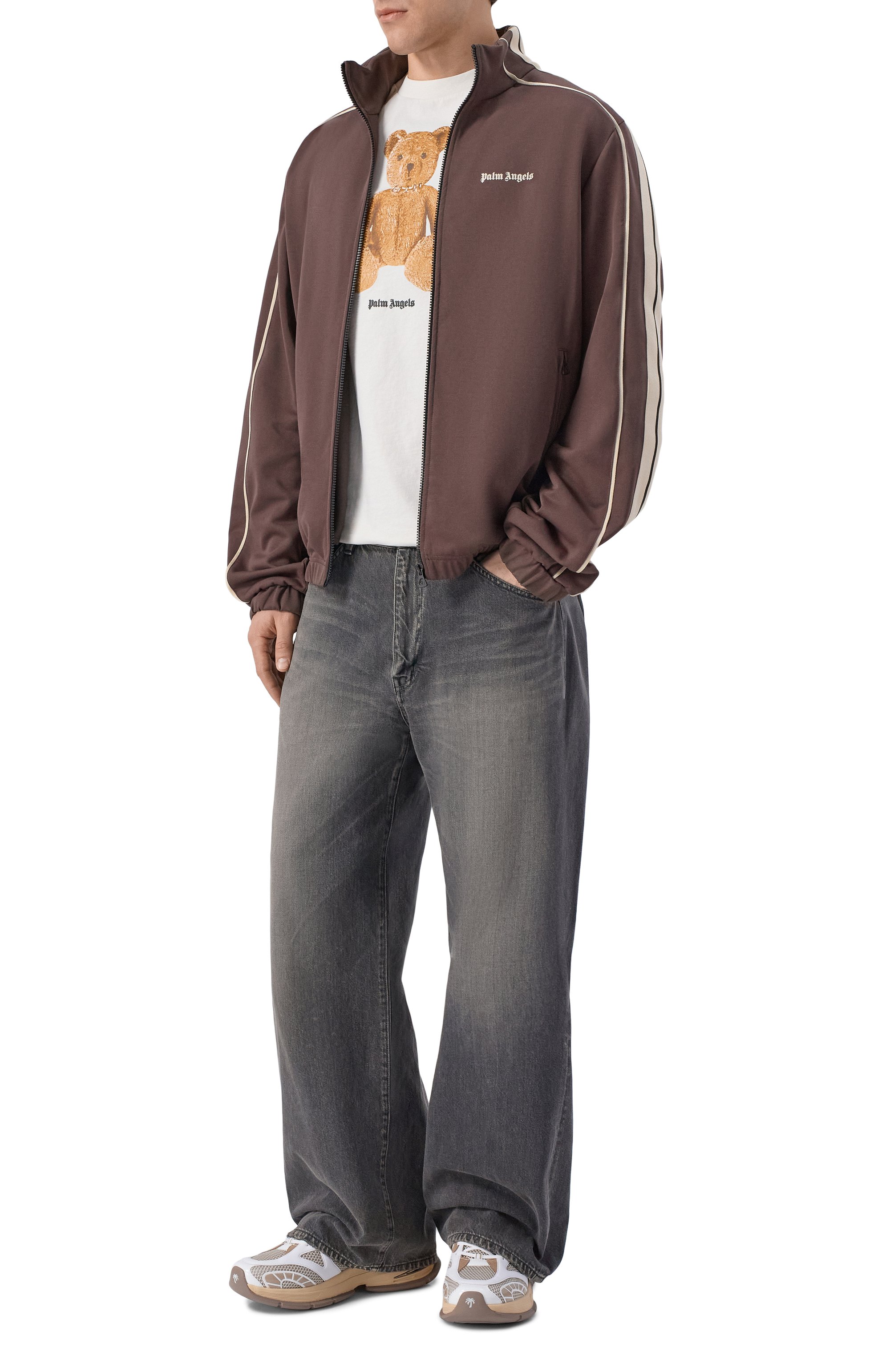 Кроссовки palm runner PALM ANGELS, арт. PMIA10TS26LEA001, фото 2