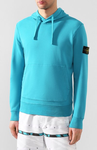 Хлопковое худи STONE ISLAND, арт. 721564151, фото 3