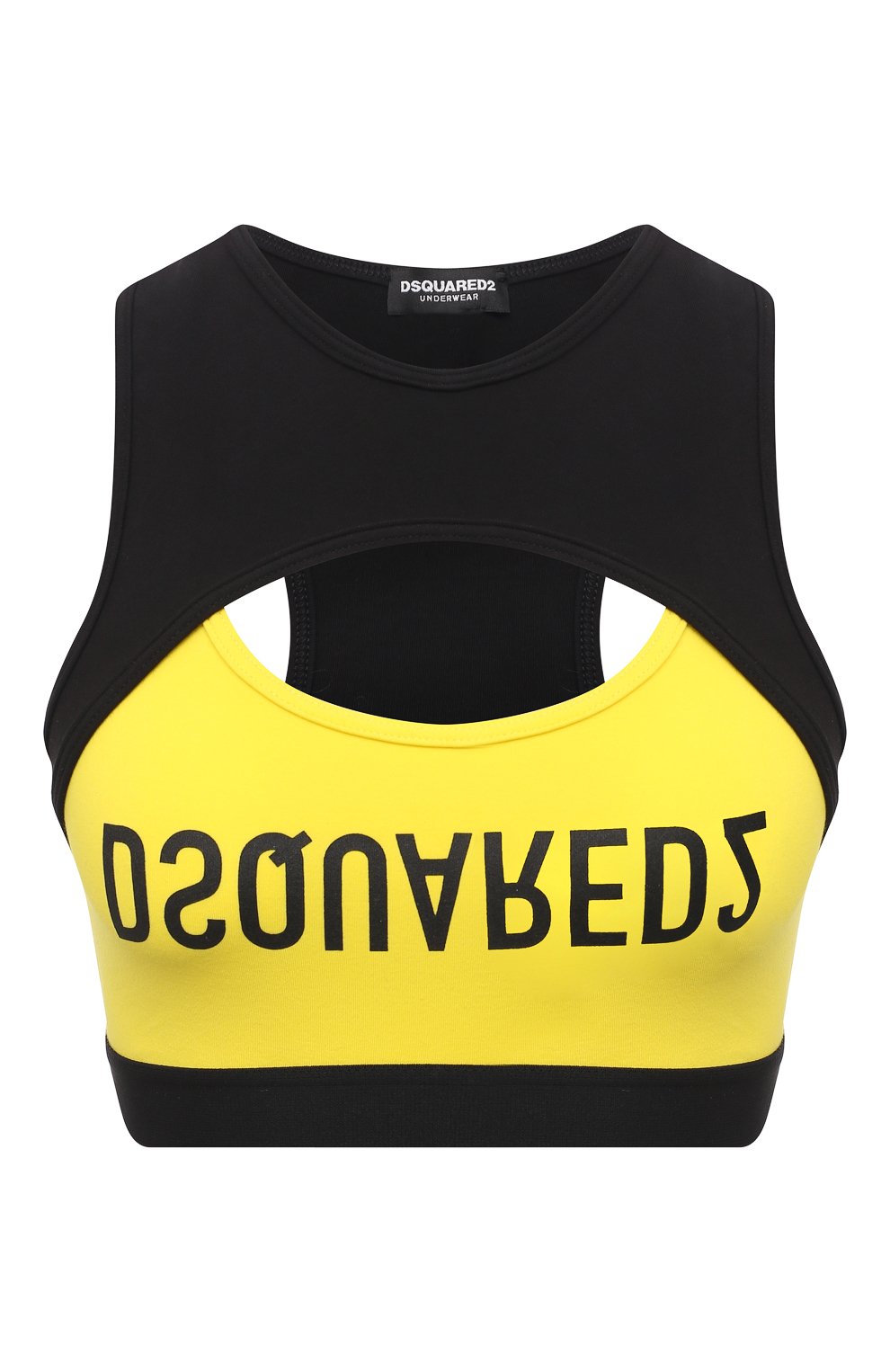 Хлопковый  бра-топ DSQUARED2, арт. D8RG73540, фото 1