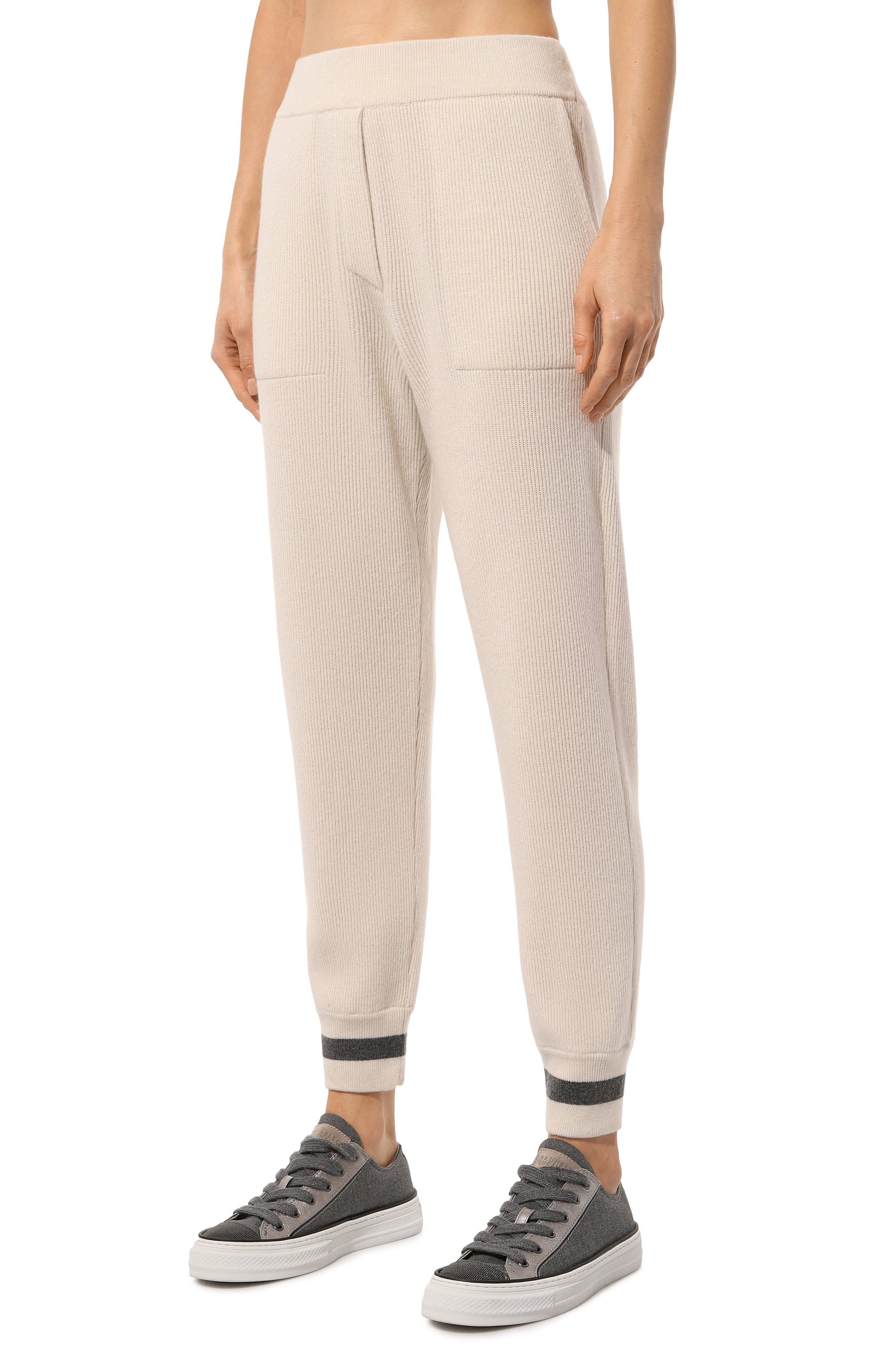 Кашемировые джоггеры BRUNELLO CUCINELLI, арт. M12192689, фото 3