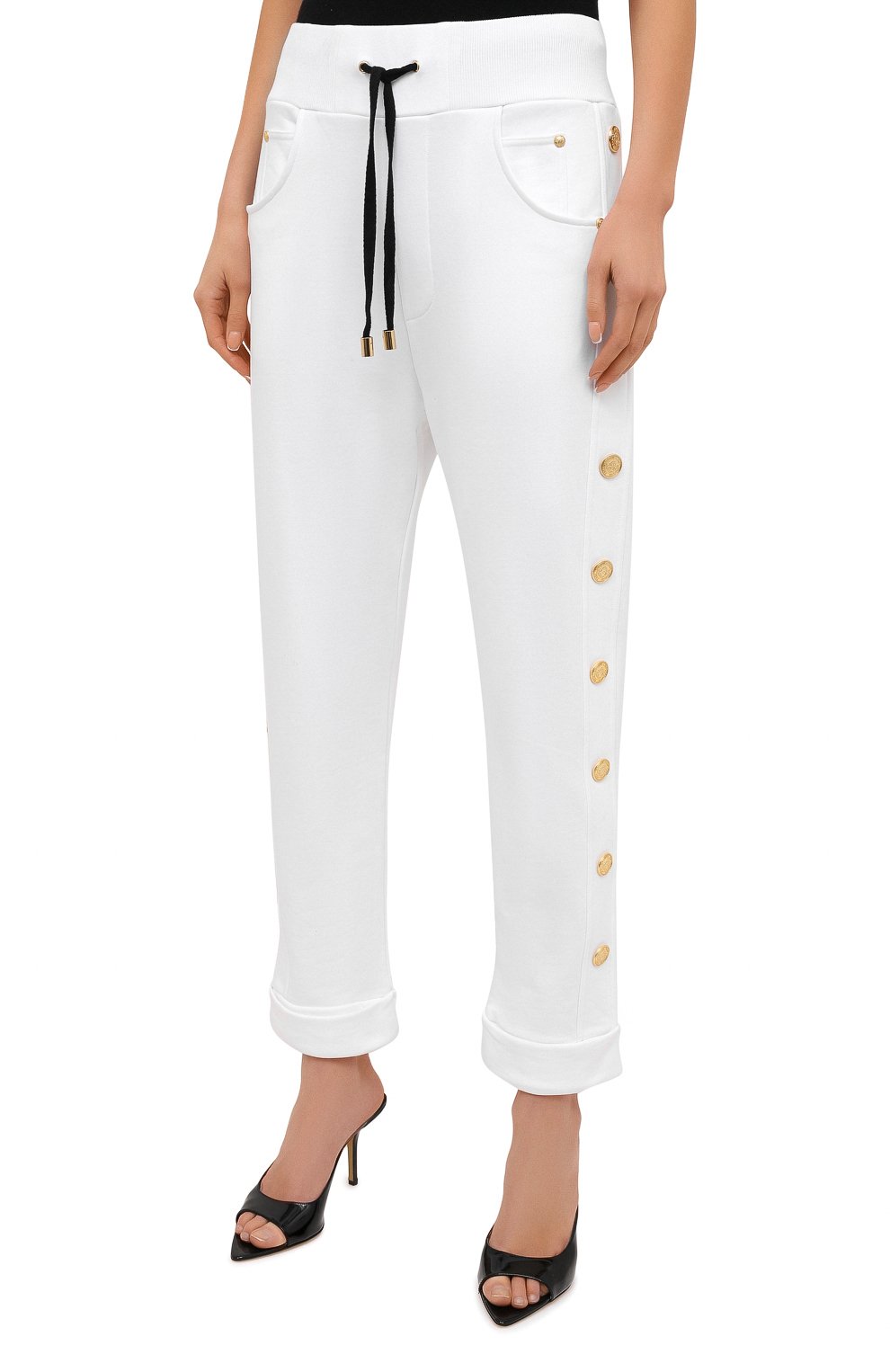 Хлопковые брюки BALMAIN, арт. VF15364/J094, фото 3