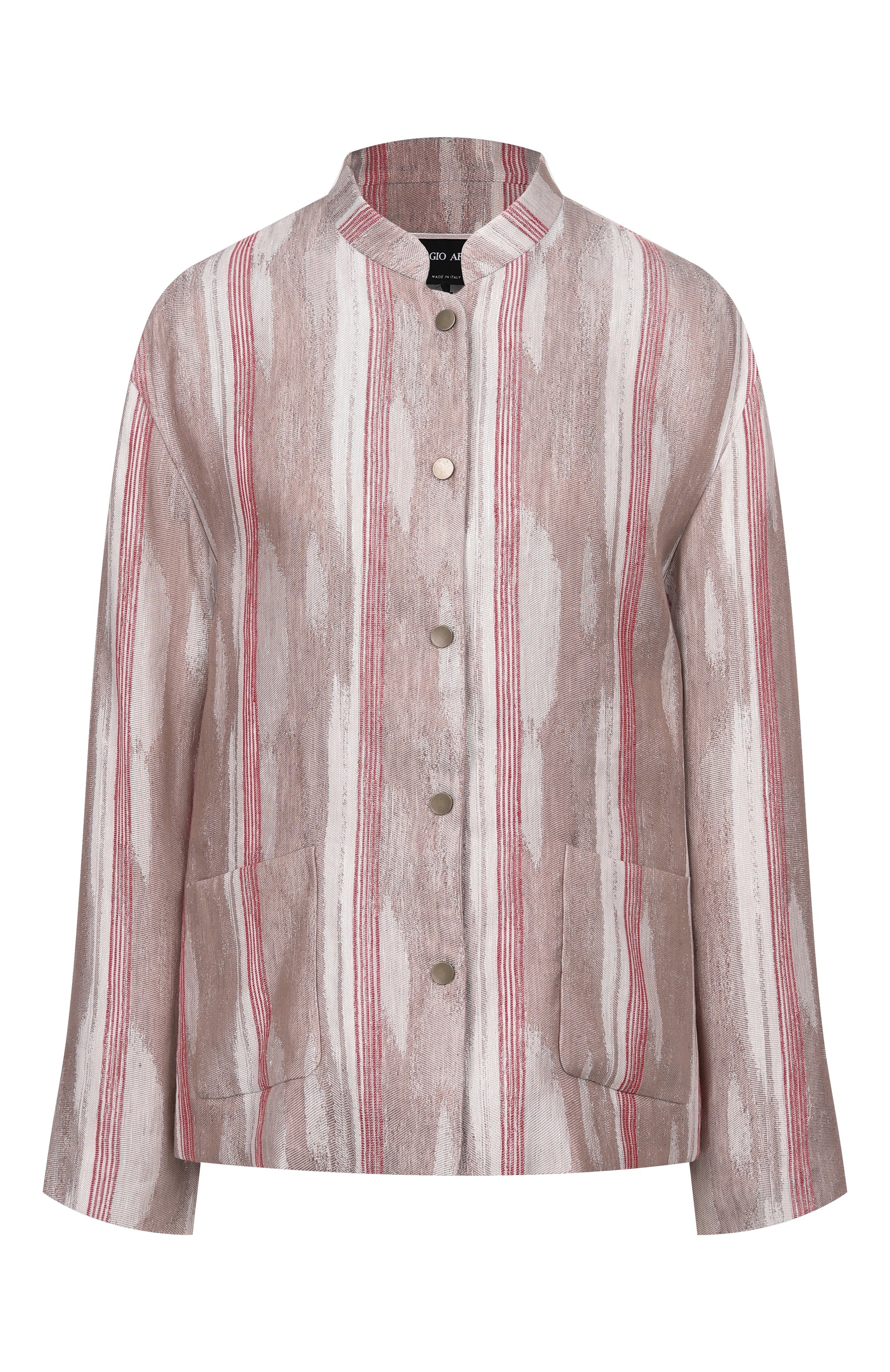 Куртка изо льна и вискозы GIORGIO ARMANI, арт. GW002776/TE20118, фото 1