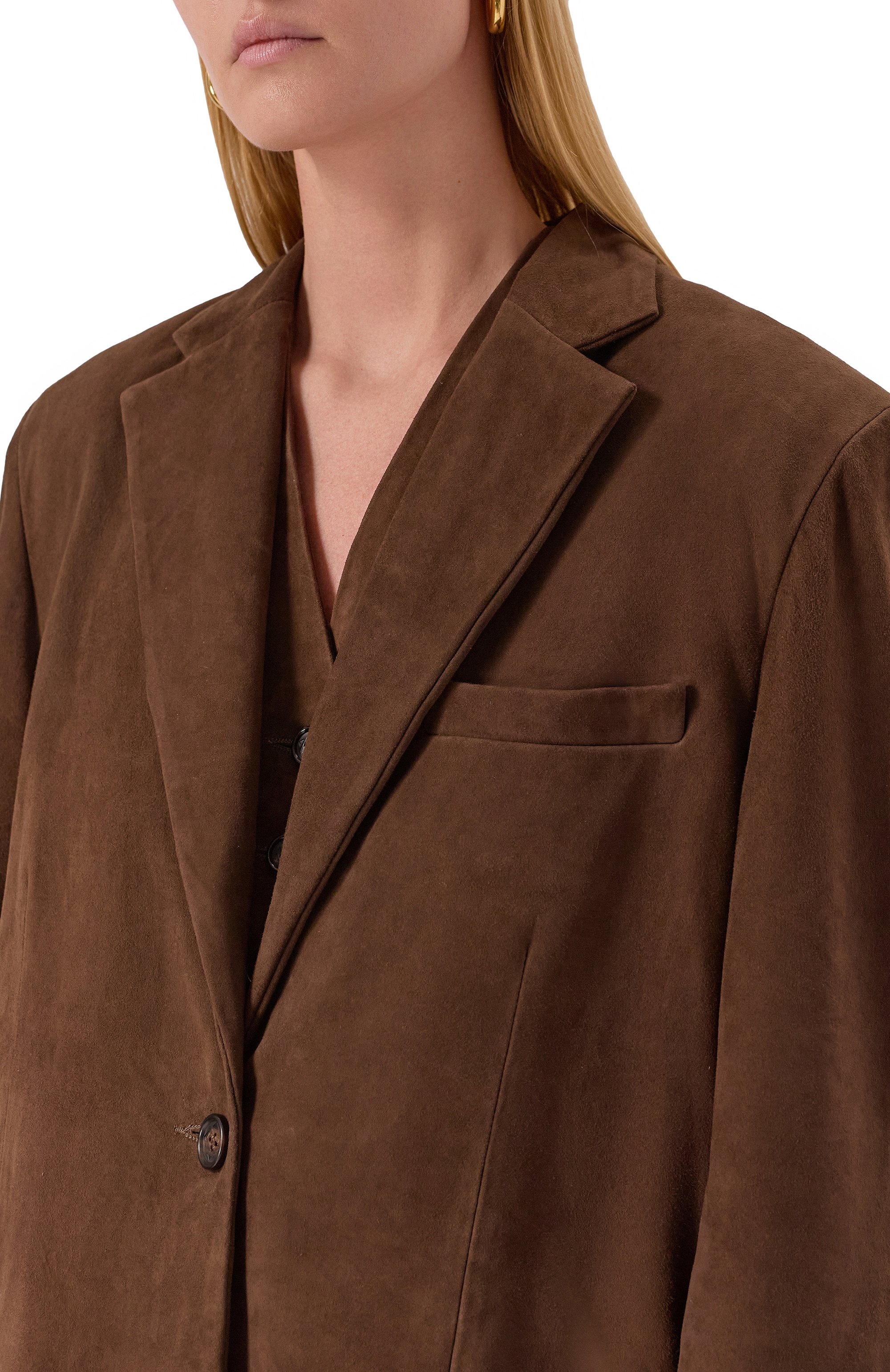 Замшевый жакет GIUSEPPE DI MORABITO, арт. 05FWJA123P 05366, фото 5