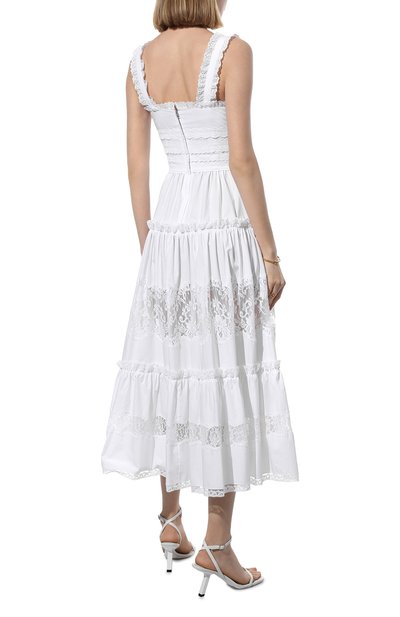 Хлопковое платье DOLCE & GABBANA, арт. F6ZQ7Z/FU5L5, фото 4