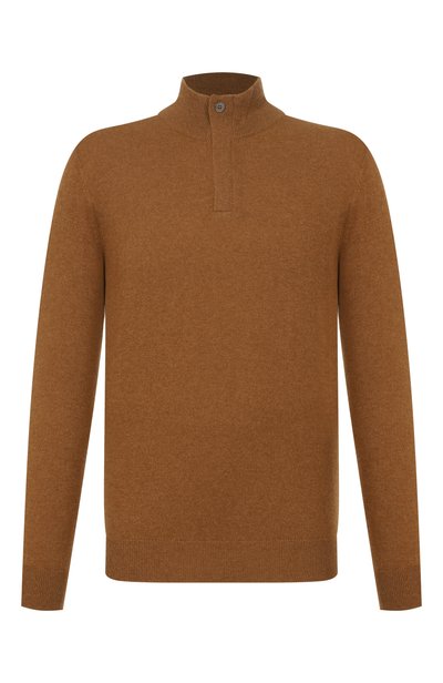 Кашемировый джемпер CORNELIANI светло-коричневого цвета по цене 118000 руб., арт. 28M533/2A25185, фото 1 Кашемировый джемпер CORNELIANI, арт. 28M533/2A25185, фото 1