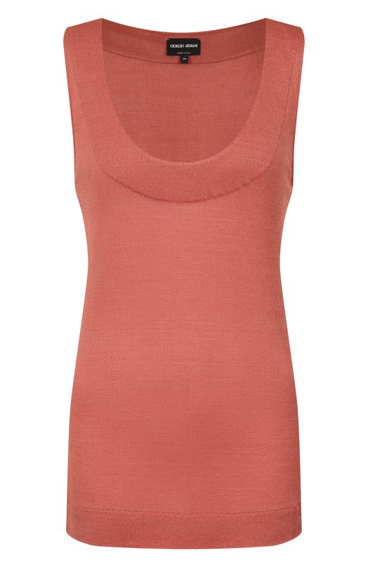 Топ из вискозы Giorgio Armani GW001075/AF15523 Оранжевый GW001075/AF15523