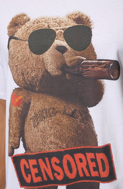 Хлопковая футболка BISIBIGLIO, арт. TEDDY CENS LIFE/2212 RIF (C0TT0NE PESANTE), фото 5