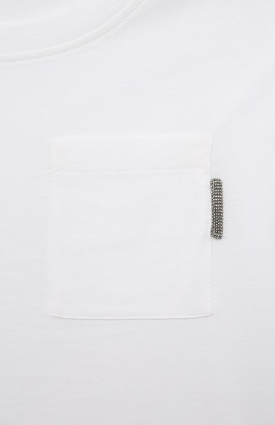 Хлопковая футболка BRUNELLO CUCINELLI, арт. B0A45T047A, фото 3