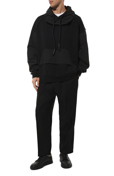 Хлопковое худи 139DEC, арт. SW551-BK-BK, фото 2