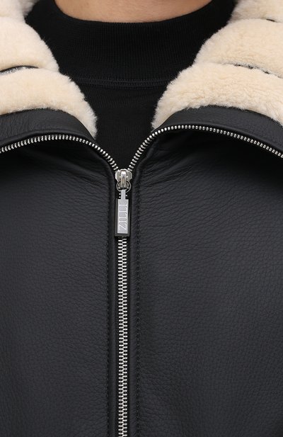 Кожаный бомбер ZILLI, арт. MAS-GALIE-01960/0003, фото 5