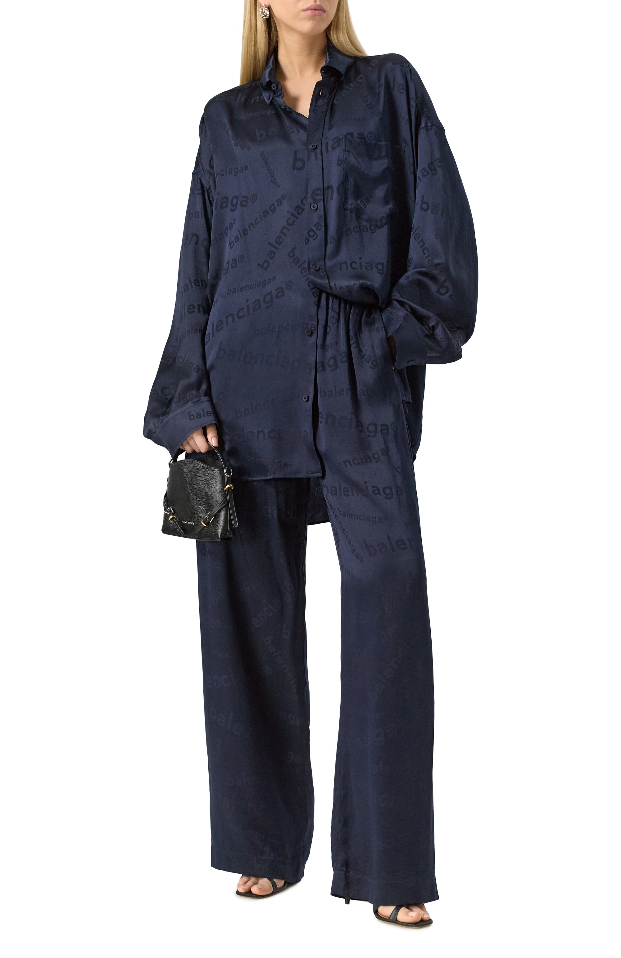 Атласная рубашка BALENCIAGA, арт. 773300/TRN04, фото 2