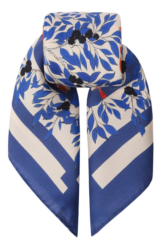 Шелковый платок Pas de Deux Petitjean Paris 0G2 Синий 0G2
