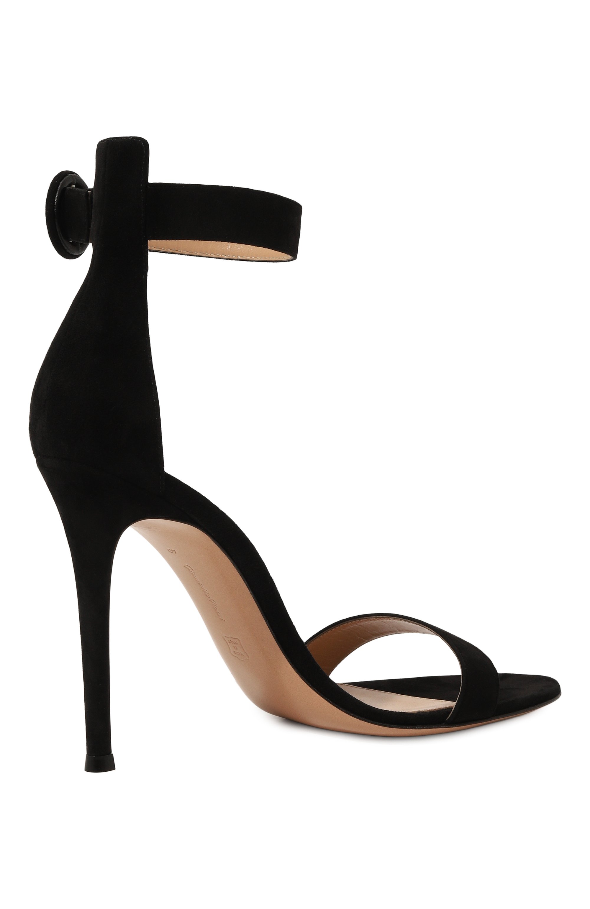 Замшевые босоножки portofino 105 GIANVITO ROSSI, арт. G61096.15RIC.CAMNER0, фото 5