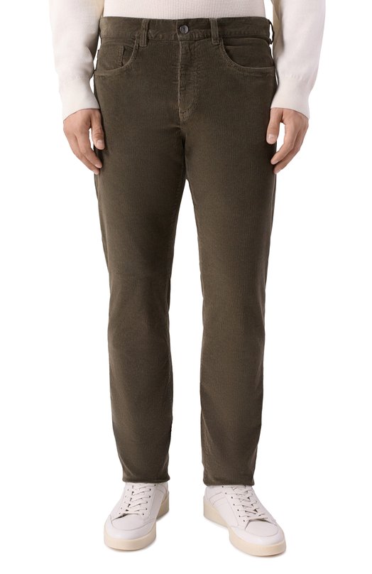 Вельветовые брюки Canali D91519/PT01578 Коричневый  D91519/PT01578 Фото 3