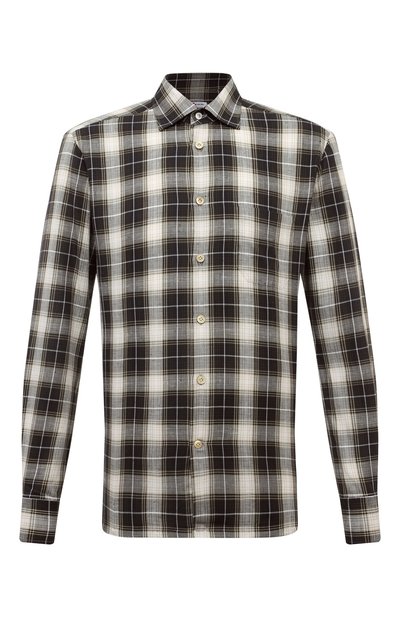 Мужская хлопковая рубашка KITON, арт. UMCNERH0863804