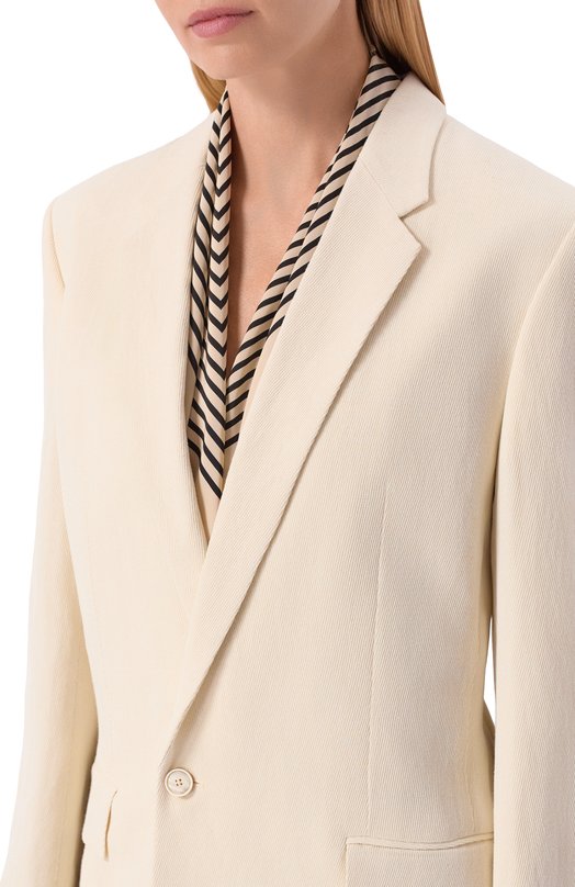 Шелковый платок TOTEME 211-853-801 Кремовый  211-853-801 Фото 2