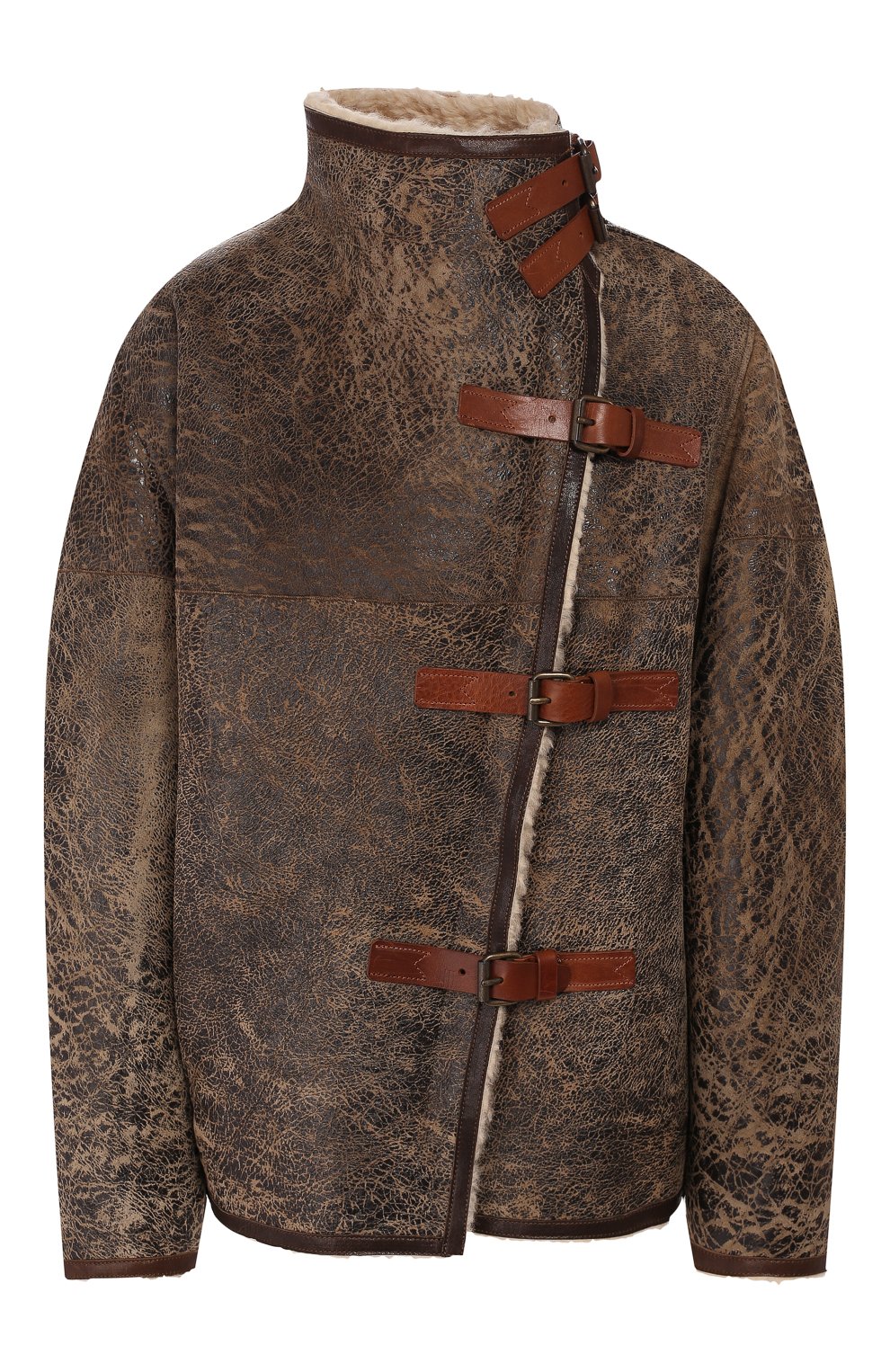 Дубленка ISABEL MARANT коричневого цвета по цене 285500 руб., арт. MA0697-19H001I/ABELINA, фото 1 Дубленка ISABEL MARANT, арт. MA0697-19H001I/ABELINA, фото 1