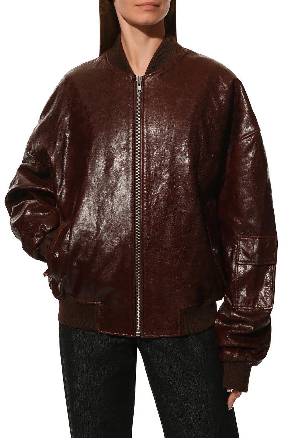 Кожаный бомбер MOLLY MOSS, арт. 00 24, фото 3
