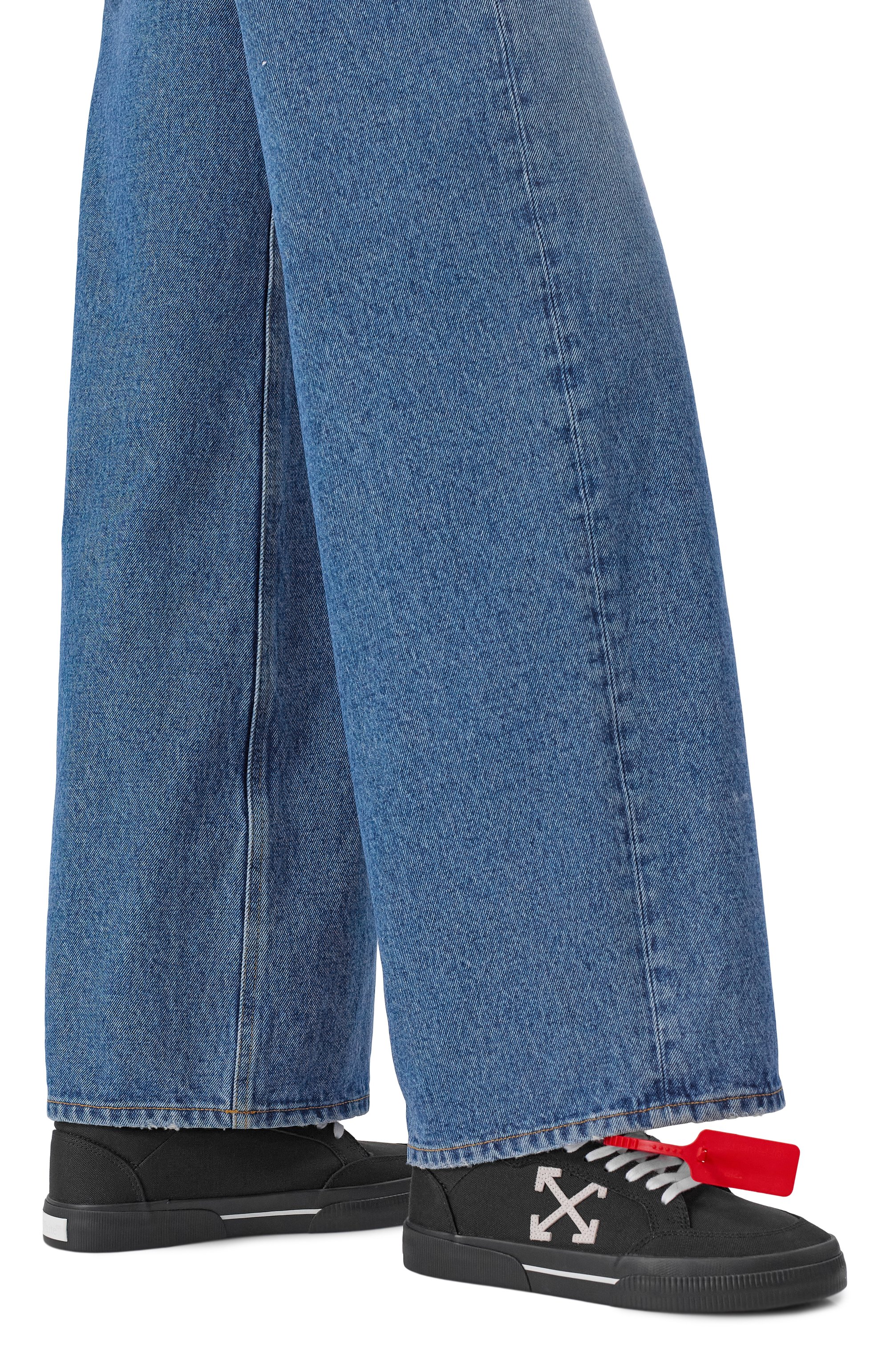 Текстильные кеды new low vulcanized OFF-WHITE, арт. 0WIA288C99FAB002, фото 2