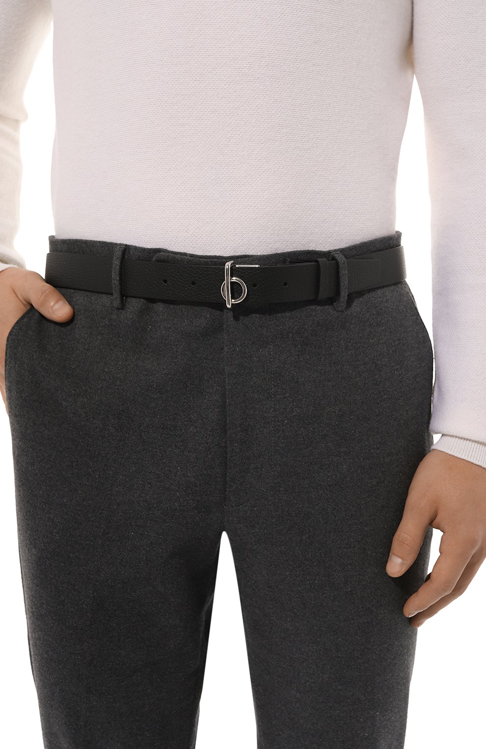 Кожаный ремень BURBERRY, арт. 8085148, фото 2